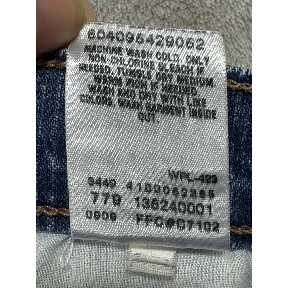 Levi's Womens 524 Too Superlow Bootcut Blue Jeans 9 Medium Meas: 32x31 - Picture 6 of 7